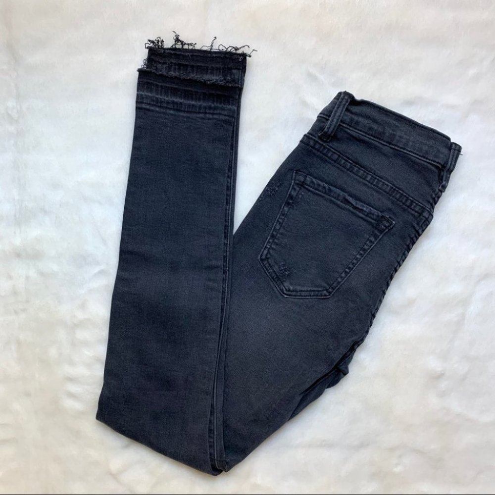 NEON BLONDE Blondie Black Magic Skinny Jeans Distressed Denim - Picture 2 of 14